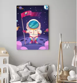 Obraz s astronautom