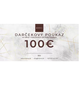 Darčekový poukaz v hodnote 100 eur na nákup na interesi.sk