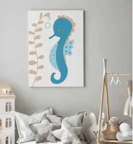 Obraz do detskej izby s morským koníkom