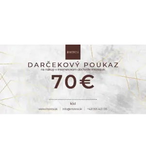 Darčekový poukaz v hodnote 70 eur na nákup na interesi.sk
