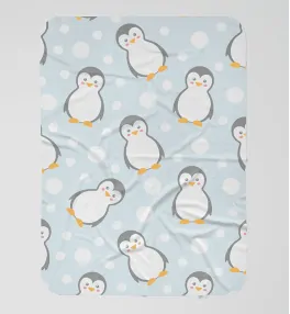 Vianočná deka pre deti s roztomilými tučniakmi